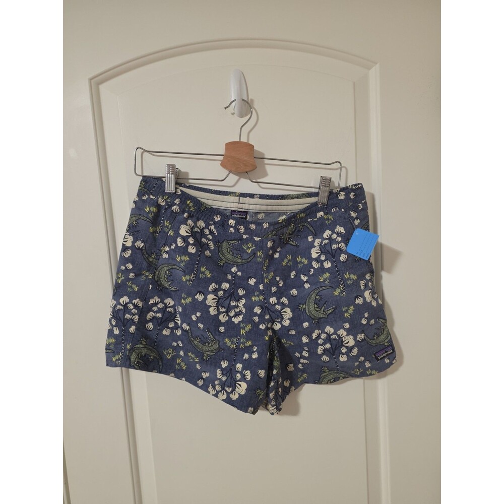 Patagonia Barely Baggies Womens S Alligator Floral Pattern Rare Nylon
